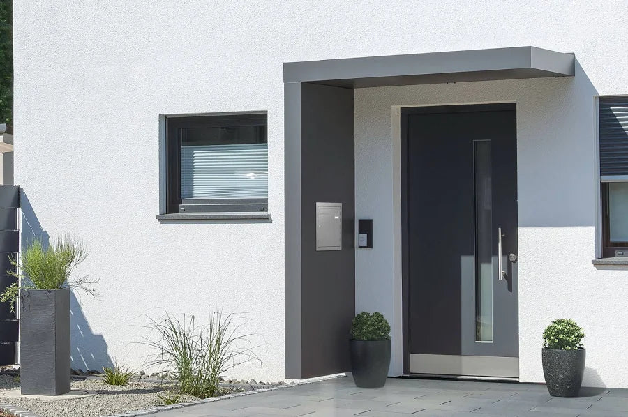 CW Aura - A Modern Door Canopy with Added Side Wall